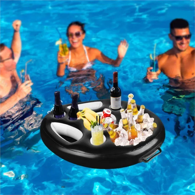 Inflatable 8-Hole Drink Holder