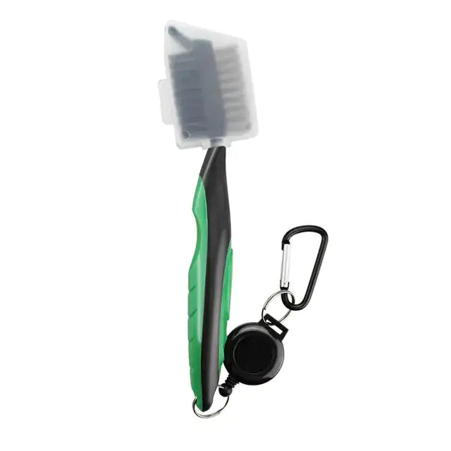 Golf Cleaning Brush For Club With Carabiner Groove Sharpene