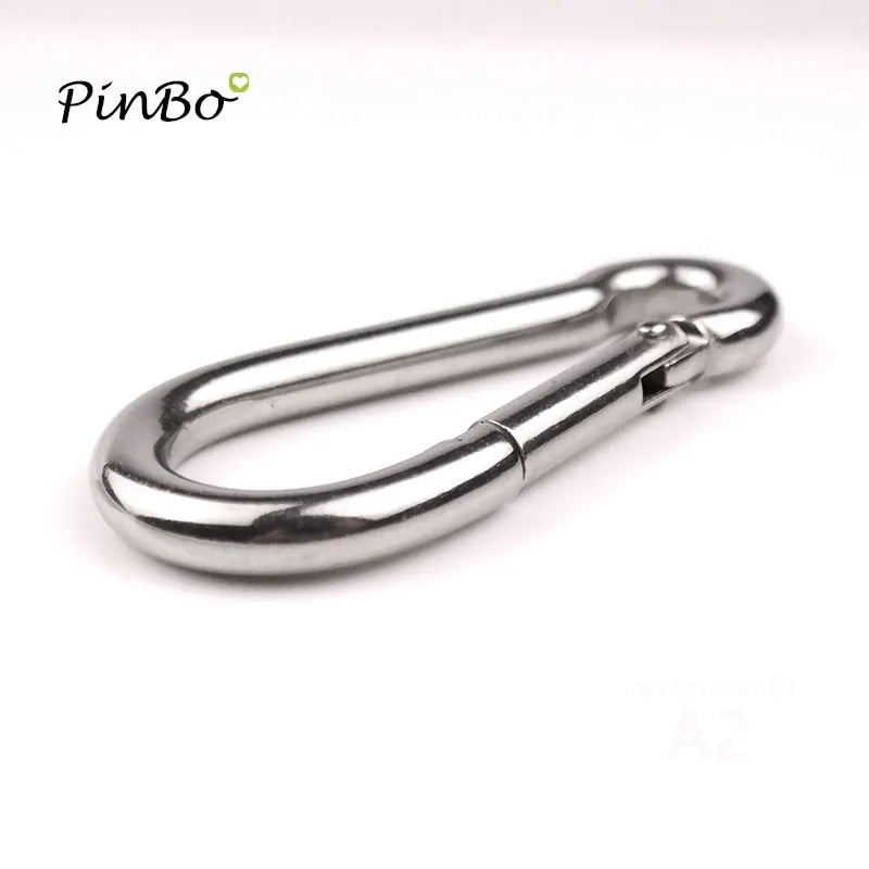 M6 304 Stainless Steel Carabiner Snap Hook Set